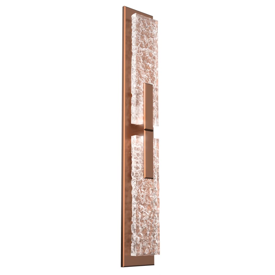 Hammerton Studio Glacier 33" Tall LED Wall Sconce with Glacier Clear Glass Shades