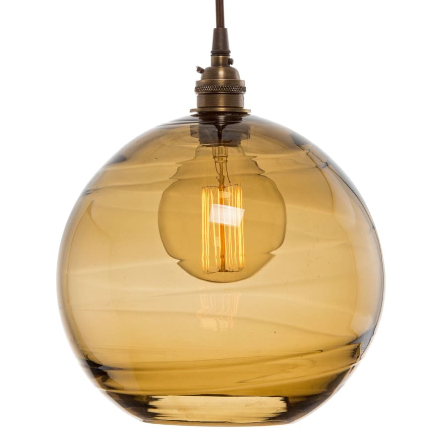 Hammerton Studio Terra 49" Wide Artisan Crafted Optic Glass 7 Light Linear Pendant