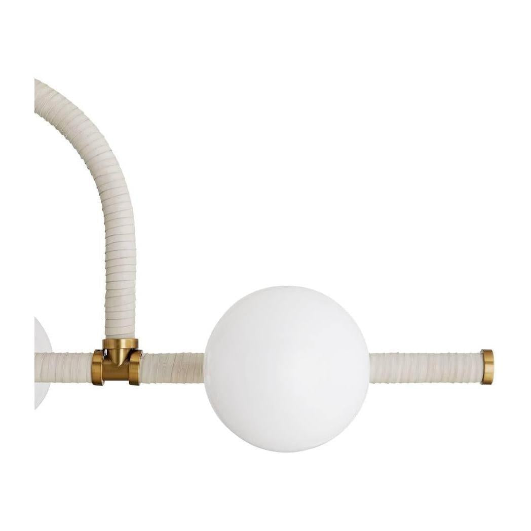 Harrison Six-Globe Architectural Linear Chandelier