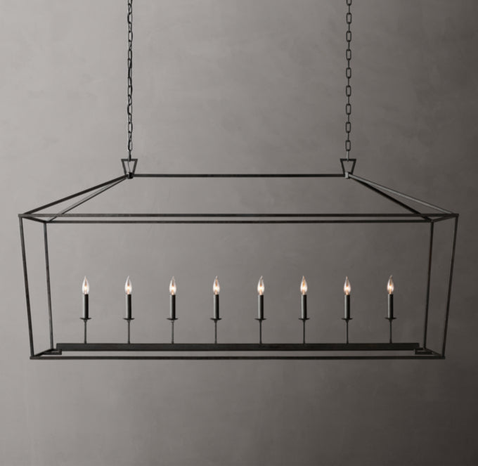 Heritage Open Frame Island Chandelier