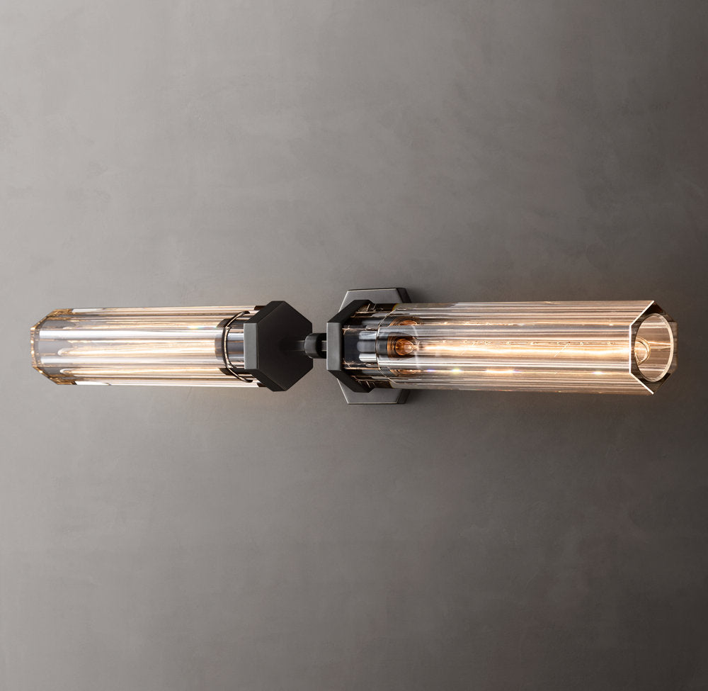 Hexagonal Crystal Grand Vanity Light