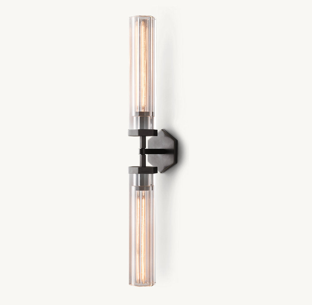 Hexagonal Crystal Grand Vanity Light