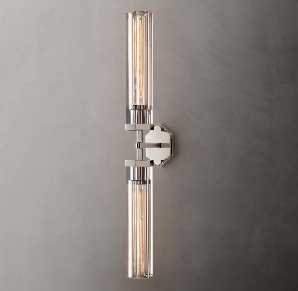Hexagonal Crystal Grand Vanity Light