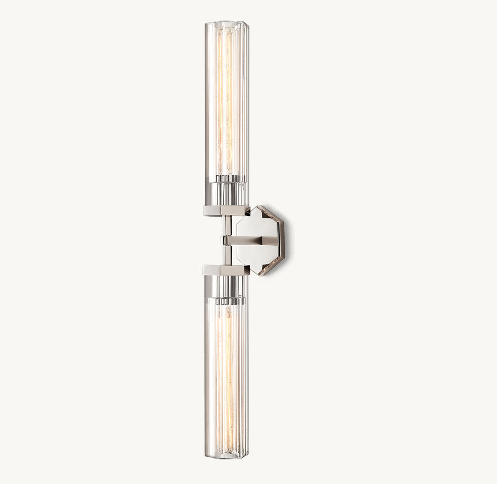 Hexagonal Crystal Grand Vanity Light
