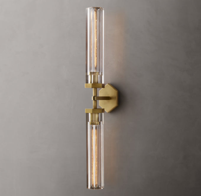Hexagonal Crystal Grand Vanity Light