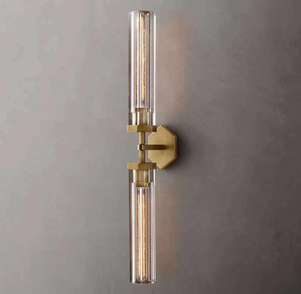 Hexagonal Crystal Grand Vanity Light