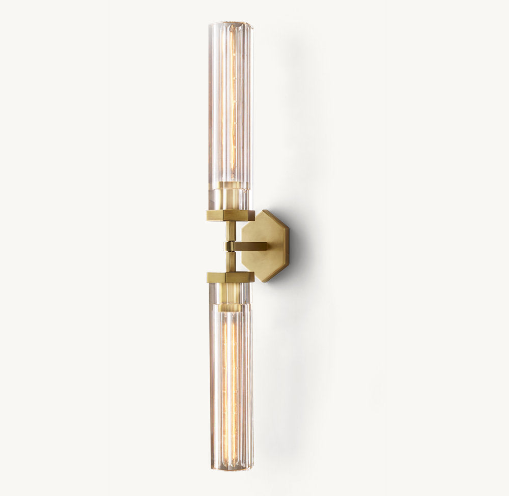 Hexagonal Crystal Grand Vanity Light