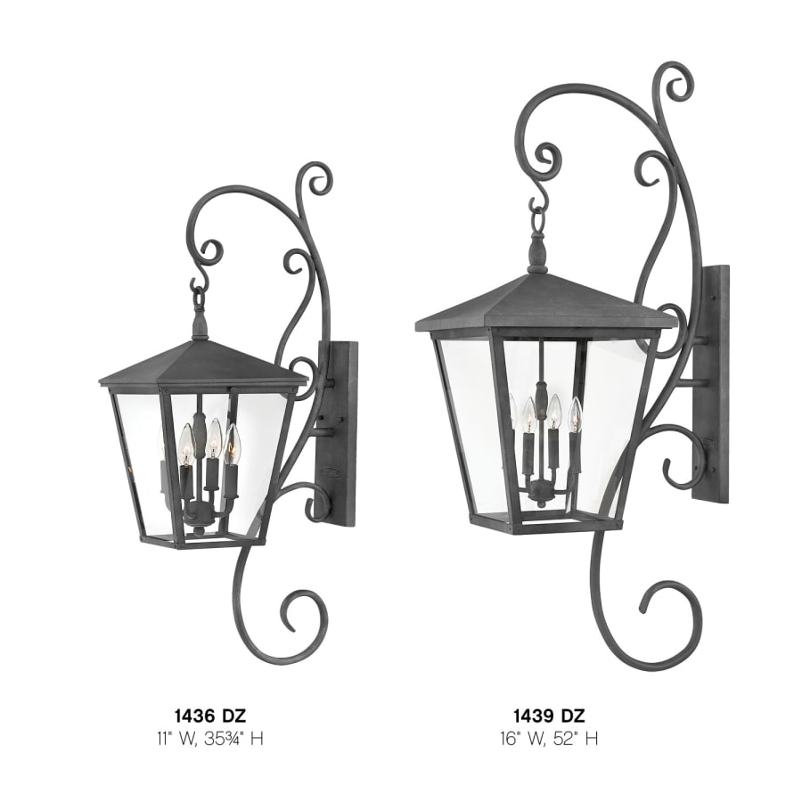 Hinkley Lighting Trellis 4 Light 52" High Outdoor Wall Sconce