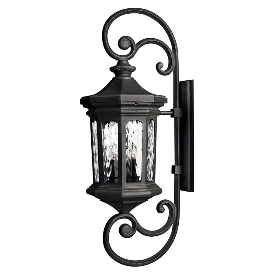 Hinkley Lighting Raley 4 Light 41-3/4" Tall Outdoor Wall Sconce with Clear Water Glass