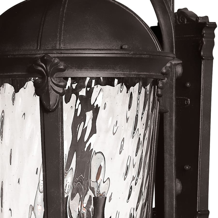 Hinkley Lighting 42" Height 6 Light Lantern Outdoor Wall Sconce in Black from the Windsor Collection