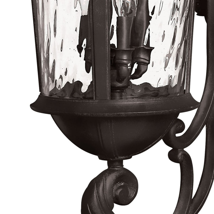 Hinkley Lighting 42" Height 6 Light Lantern Outdoor Wall Sconce in Black from the Windsor Collection