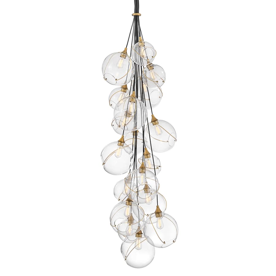 Hinkley Lighting Skye 18 Light 39" Wide Multi Light Pendant with Glass Shades