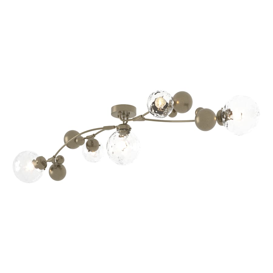 Hubbardton Forge Sprig 5 Light 62" Wide Semi-Flush Ceiling Fixture