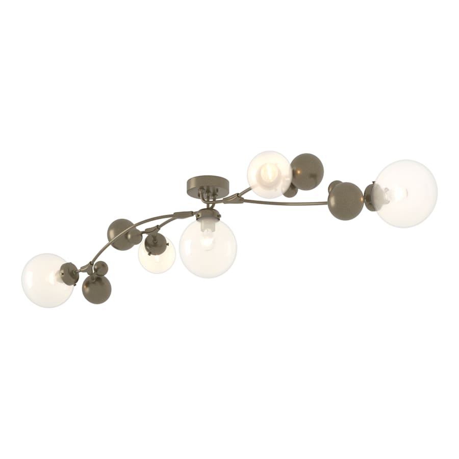 Hubbardton Forge Sprig 5 Light 62" Wide Semi-Flush Ceiling Fixture