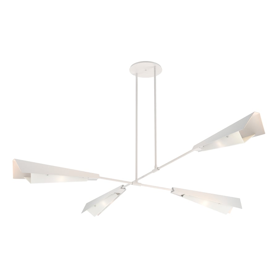 Hubbardton Forge Vertex 4 Light 92" Wide Linear Pendant