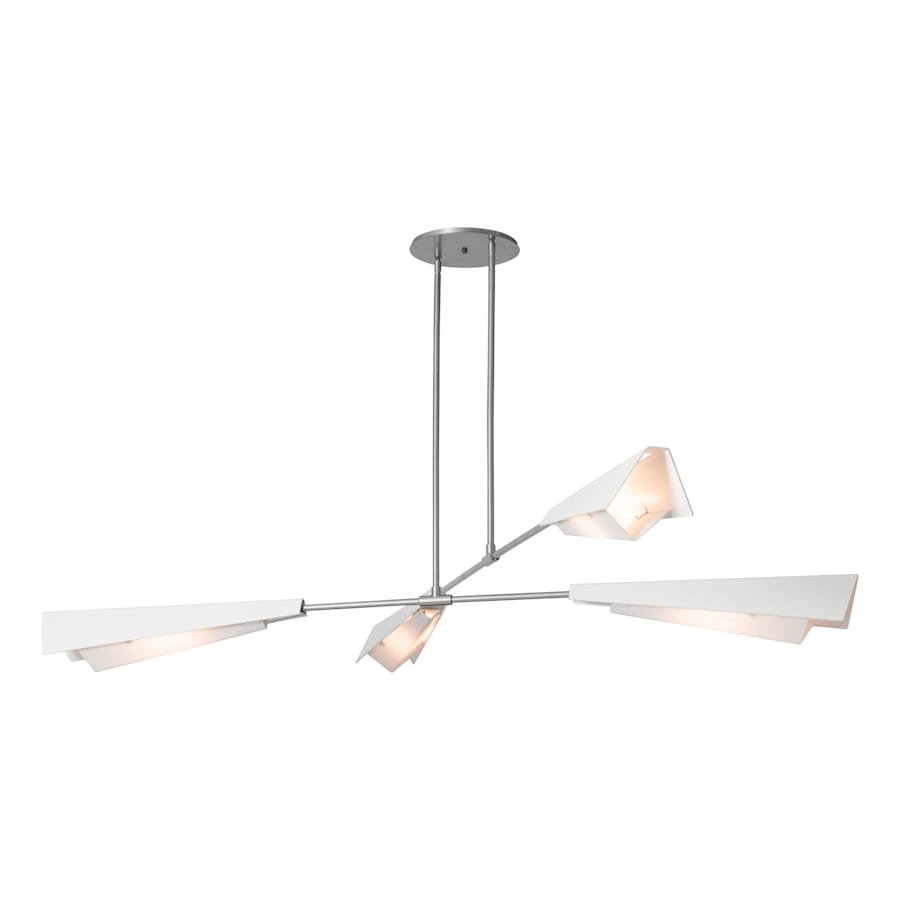 Hubbardton Forge Vertex 4 Light 92" Wide Linear Pendant