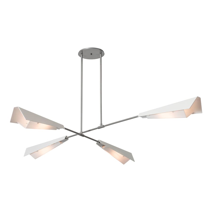 Hubbardton Forge Vertex 4 Light 92" Wide Linear Pendant