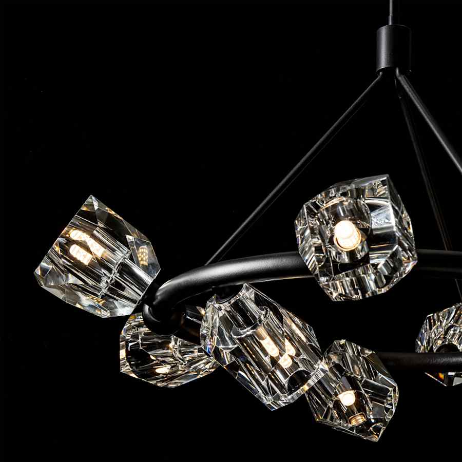Hubbardton Forge Gatsby 9 Light 32" Wide Crystal Pendant