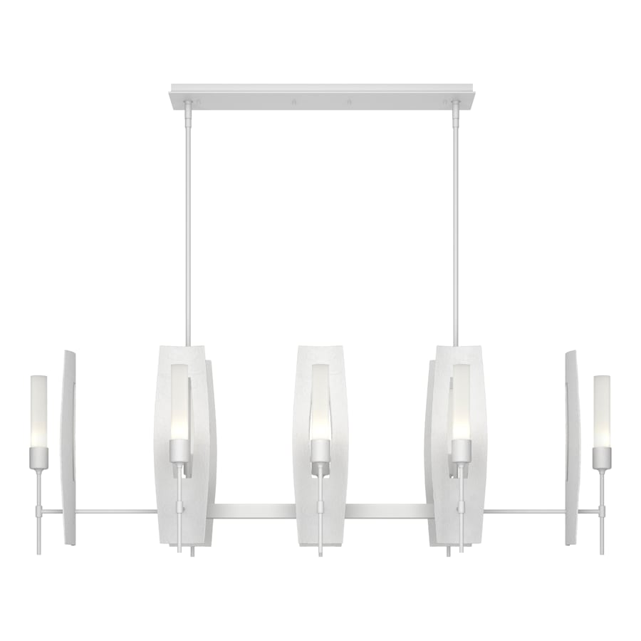 Hubbardton Forge Passage 8 Light 52" Wide Taper Candle Linear Pendant