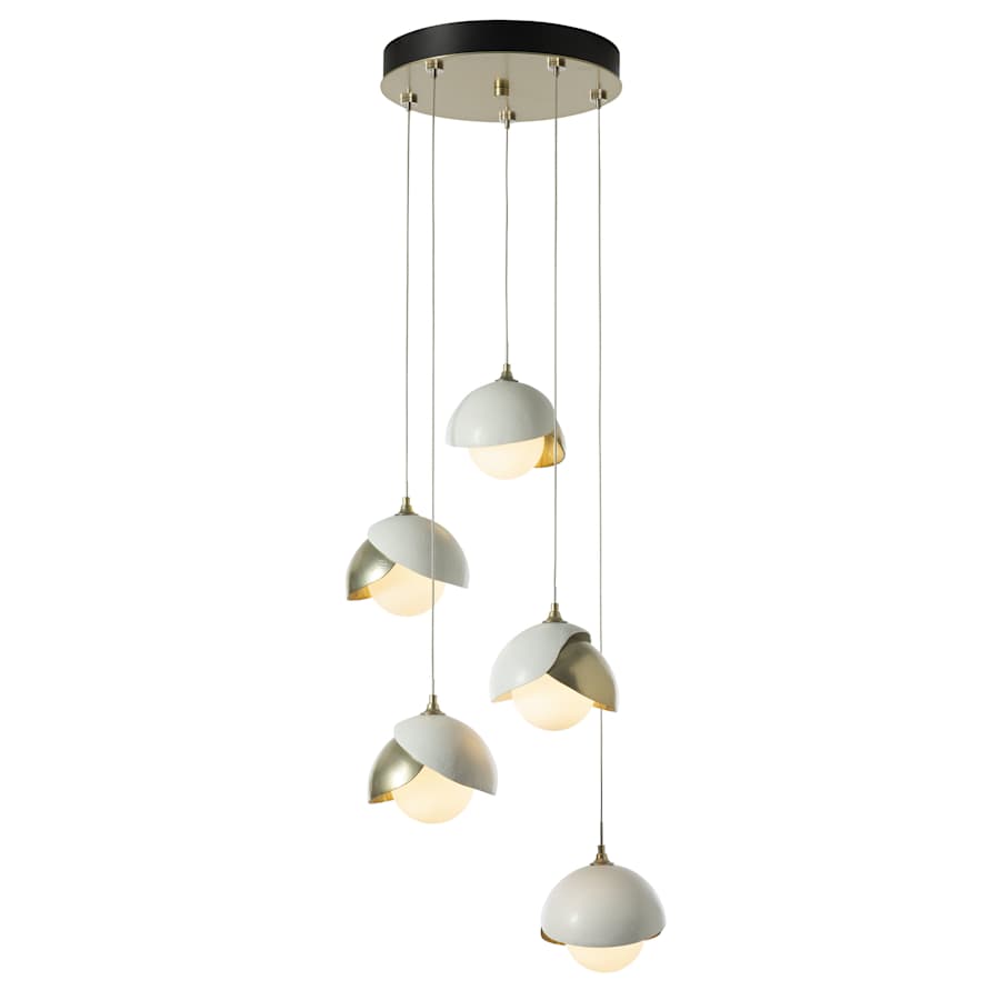 Hubbardton Forge Brooklyn 5 Light 16" Wide Multi Light Pendant