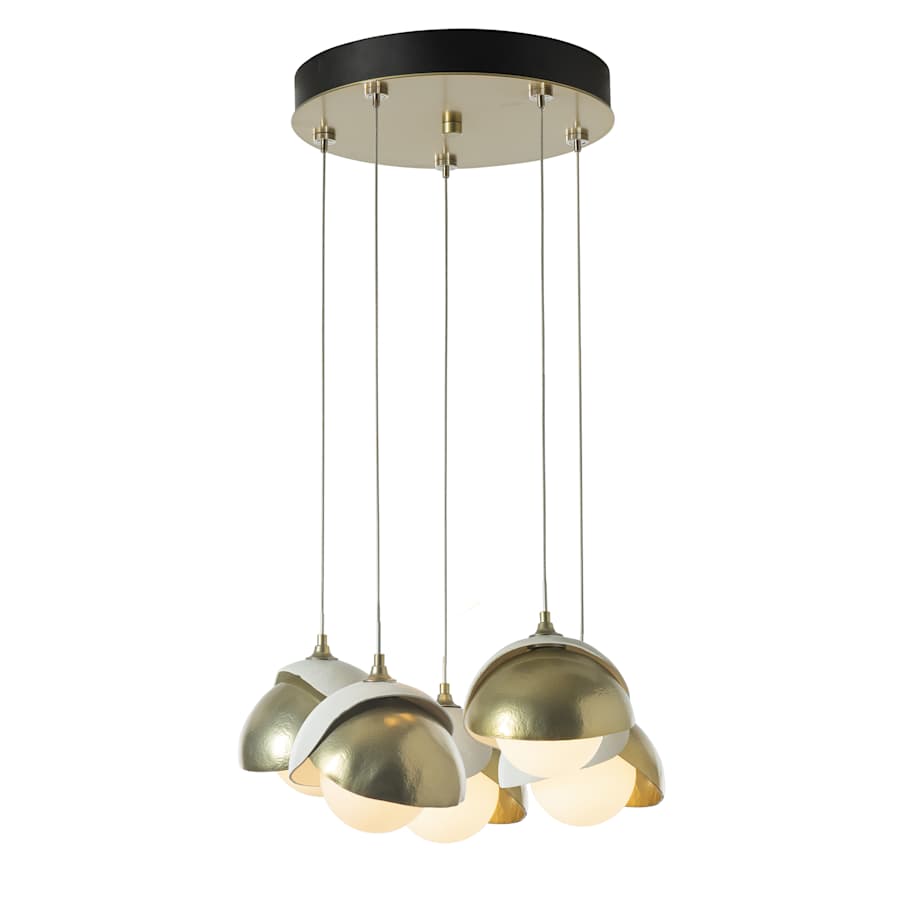 Hubbardton Forge Brooklyn 5 Light 16" Wide Multi Light Pendant