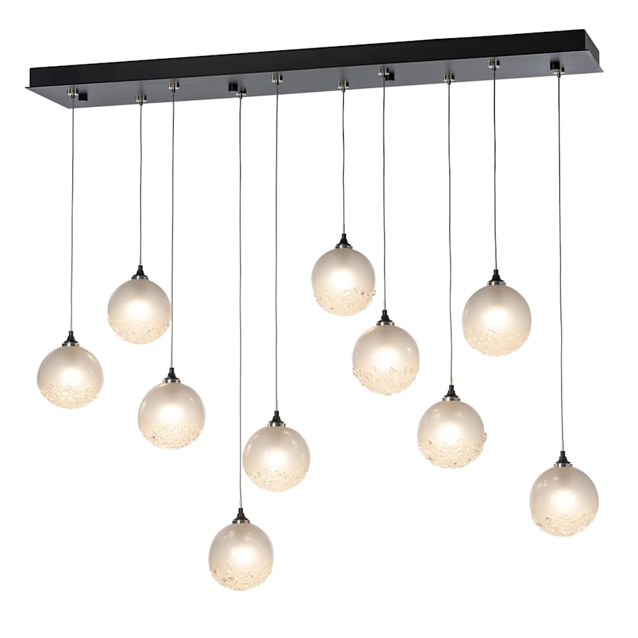 Hubbardton Forge Fritz 10 Light 45" Wide Suspension Linear Pendant