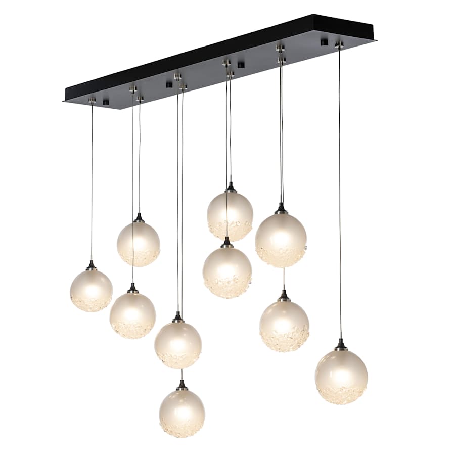 Hubbardton Forge Fritz 10 Light 45" Wide Suspension Linear Pendant