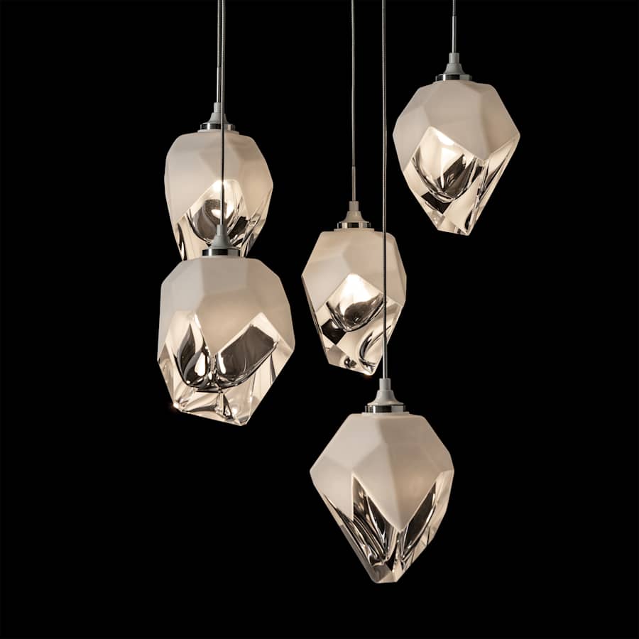 Hubbardton Forge Chrysalis 5 Light 15" Wide Multi Light Pendant