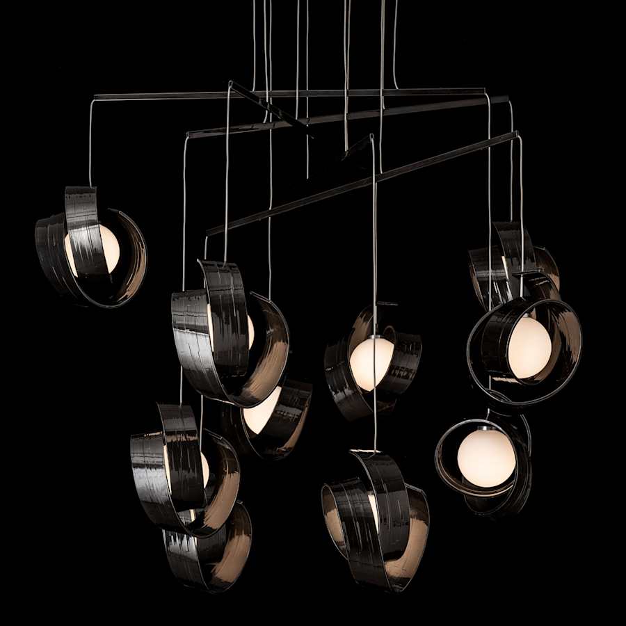 Hubbardton Forge Riza 10 Light 41" Wide Multi Light Pendant