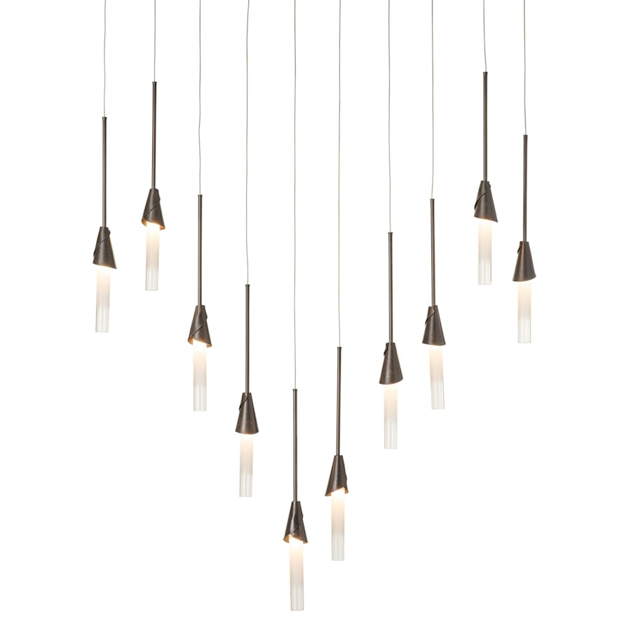Hubbardton Forge Lilium 10 Light 45" Wide Suspension Multi Light Pendant