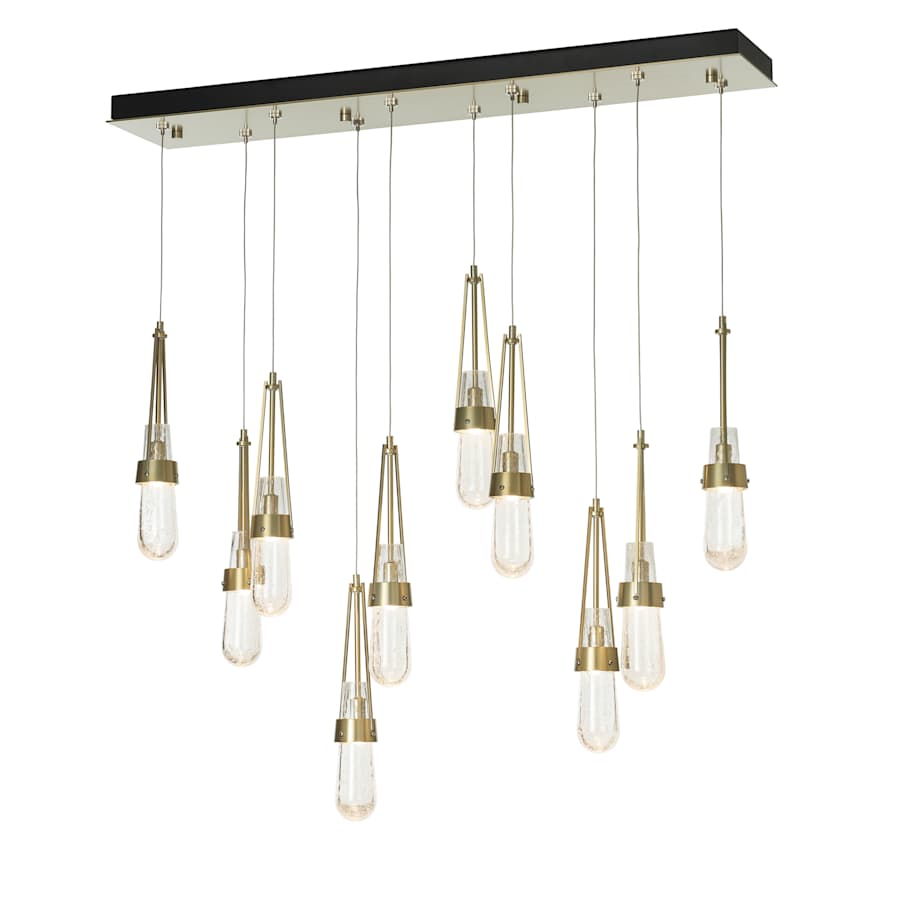 Hubbardton Forge Link 10 Light 45" Wide Linear Pendant