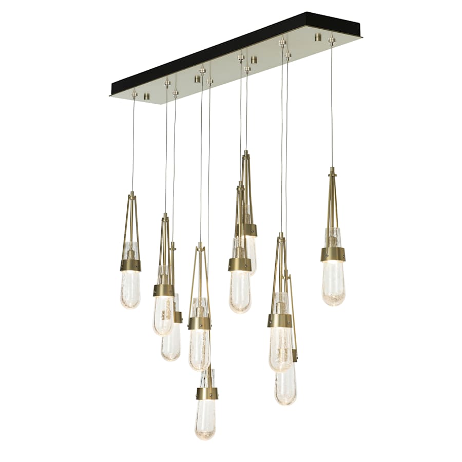 Hubbardton Forge Link 10 Light 45" Wide Linear Pendant