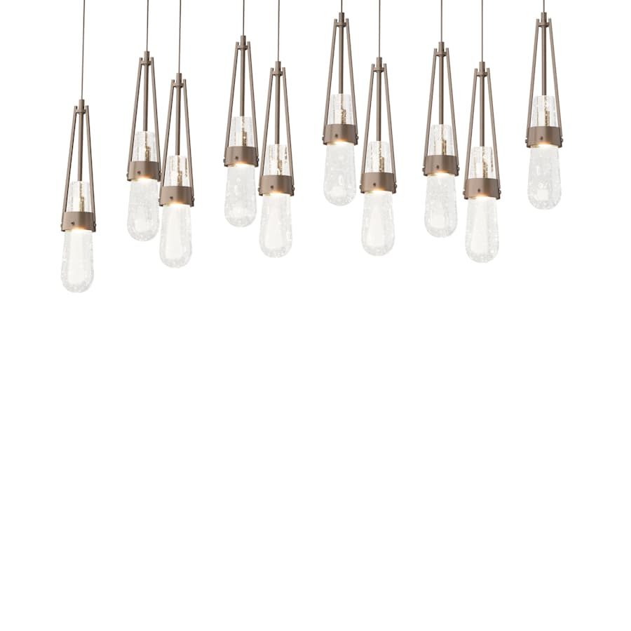 Hubbardton Forge Link 10 Light 45" Wide Linear Pendant