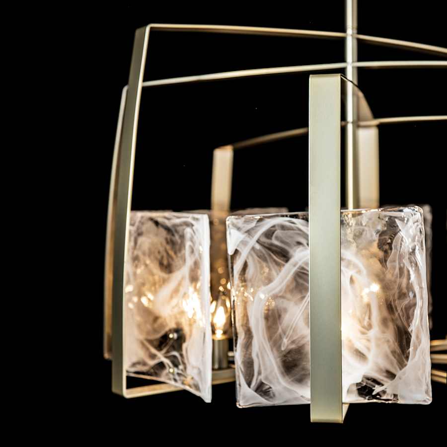Hubbardton Forge Arc 8 Light 35" Wide LED Multi Light Pendant