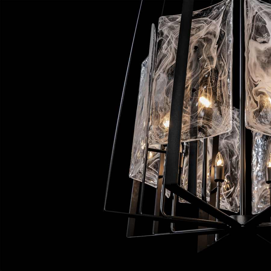 Hubbardton Forge Arc 8 Light 34" Wide Pendant