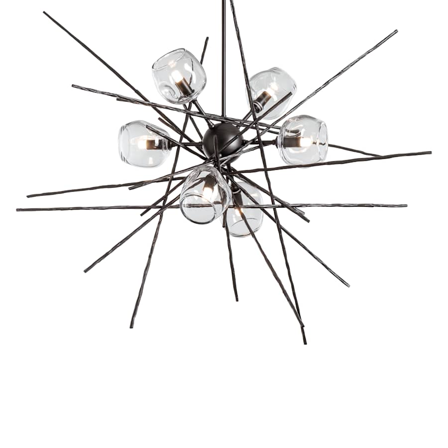 Hubbardton Forge Griffin 6 Light 39" Wide Pendant