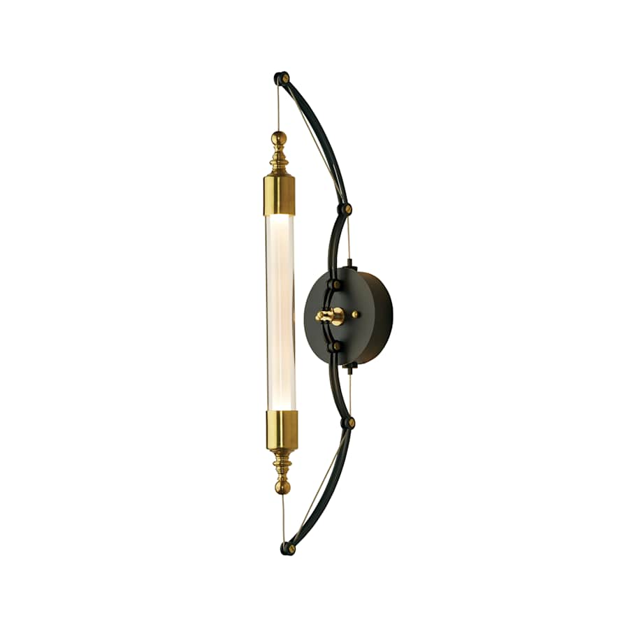 Hubbardton Forge Otto 26" Tall Bathroom Sconce with Customizable Glass Shade