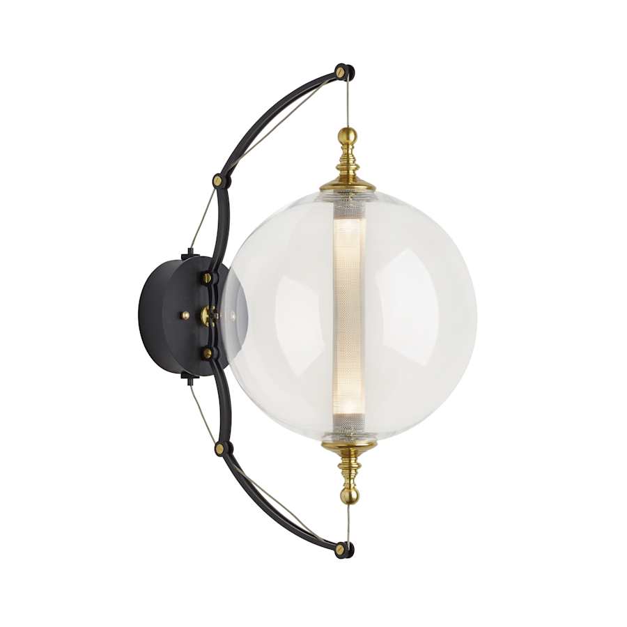 Hubbardton Forge Otto 22" Tall Bathroom Sconce with Customizable Glass Shade