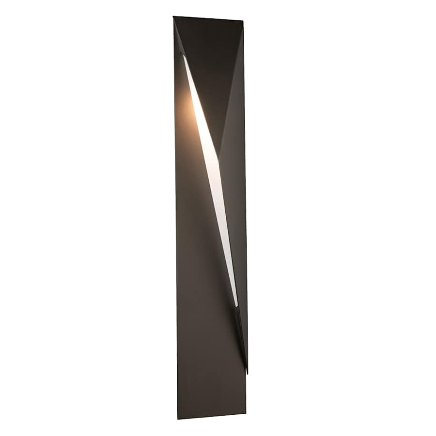 Hubbardton Forge Carbon 38" Tall Outdoor Wall Sconce