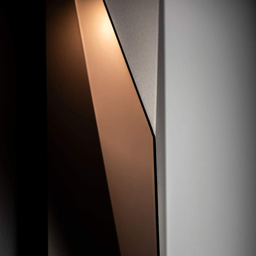 Hubbardton Forge Carbon 38" Tall Outdoor Wall Sconce