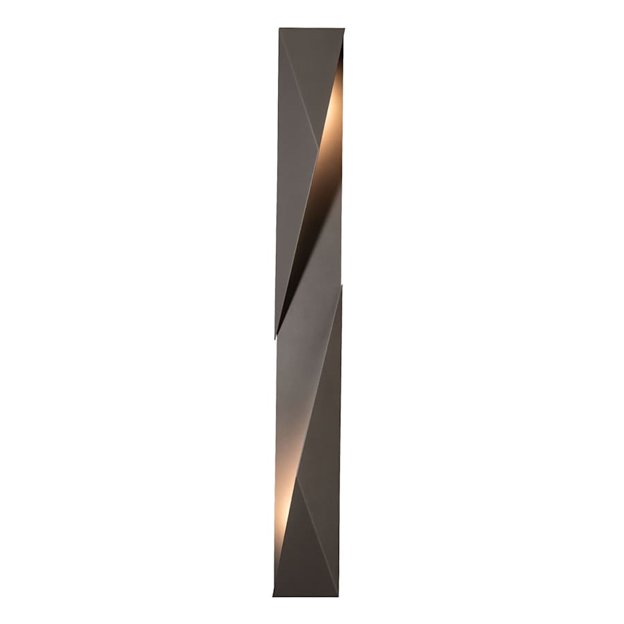 Hubbardton Forge Carbon 2 Light 63" Tall Outdoor Wall Sconce
