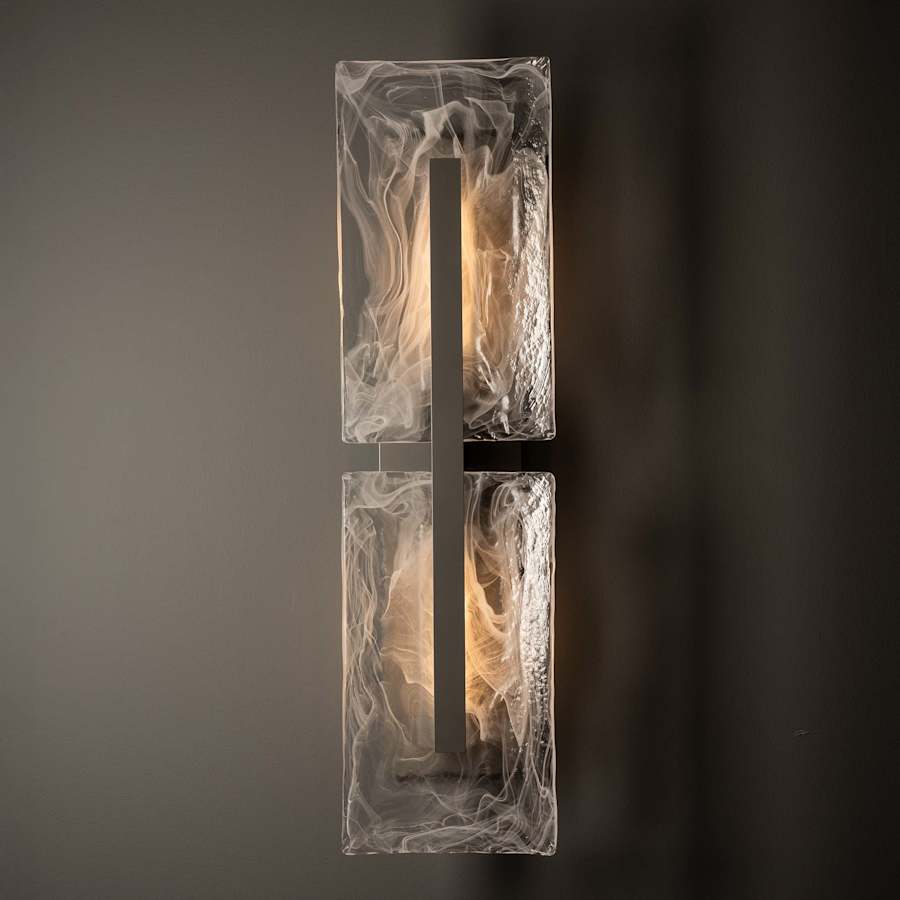 Hubbardton Forge Arc 2 Light 38" Tall Outdoor Wall Sconce