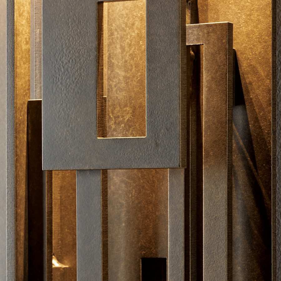 Hubbardton Forge Collage 27" Tall LED Outdoor Wall Sconce