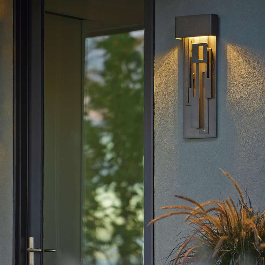 Hubbardton Forge Collage 27" Tall LED Outdoor Wall Sconce