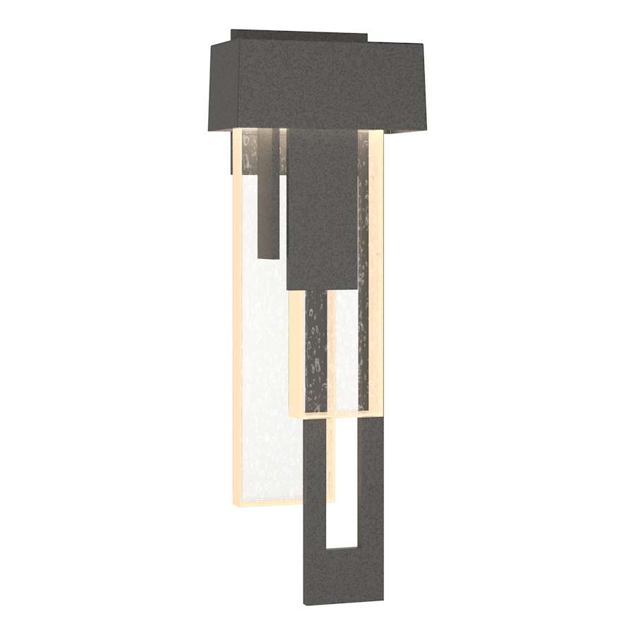 Hubbardton Forge Rainfall 19" Tall LED Outdoor Wall Sconce