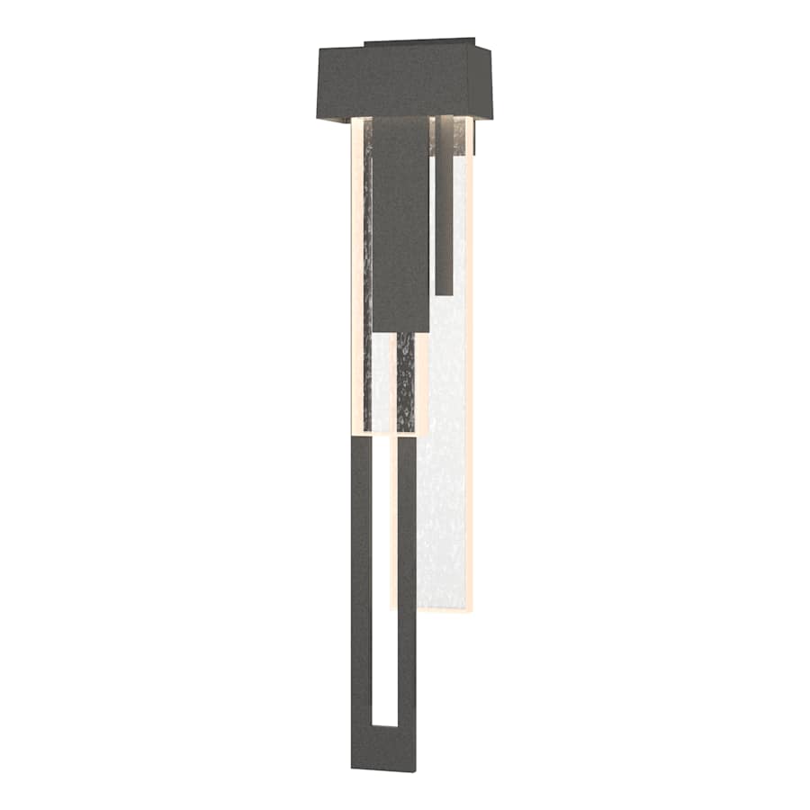 Hubbardton Forge Rainfall 31" Tall LED Outdoor Wall Sconce