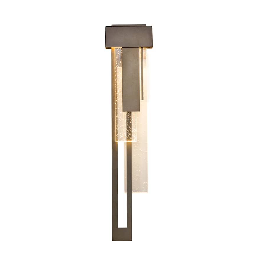 Hubbardton Forge Rainfall 31" Tall LED Outdoor Wall Sconce