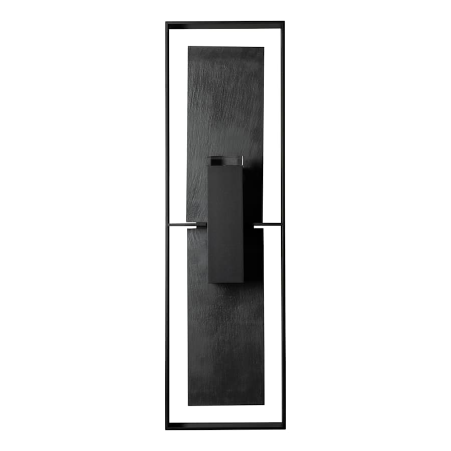 Hubbardton Forge Shadow Box 2 Light 34" Tall Outdoor Wall Sconce