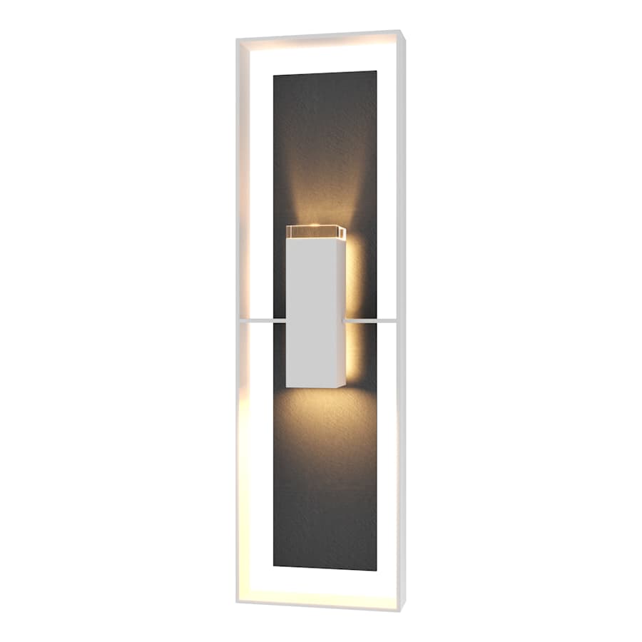 Hubbardton Forge Shadow Box 2 Light 34" Tall Outdoor Wall Sconce