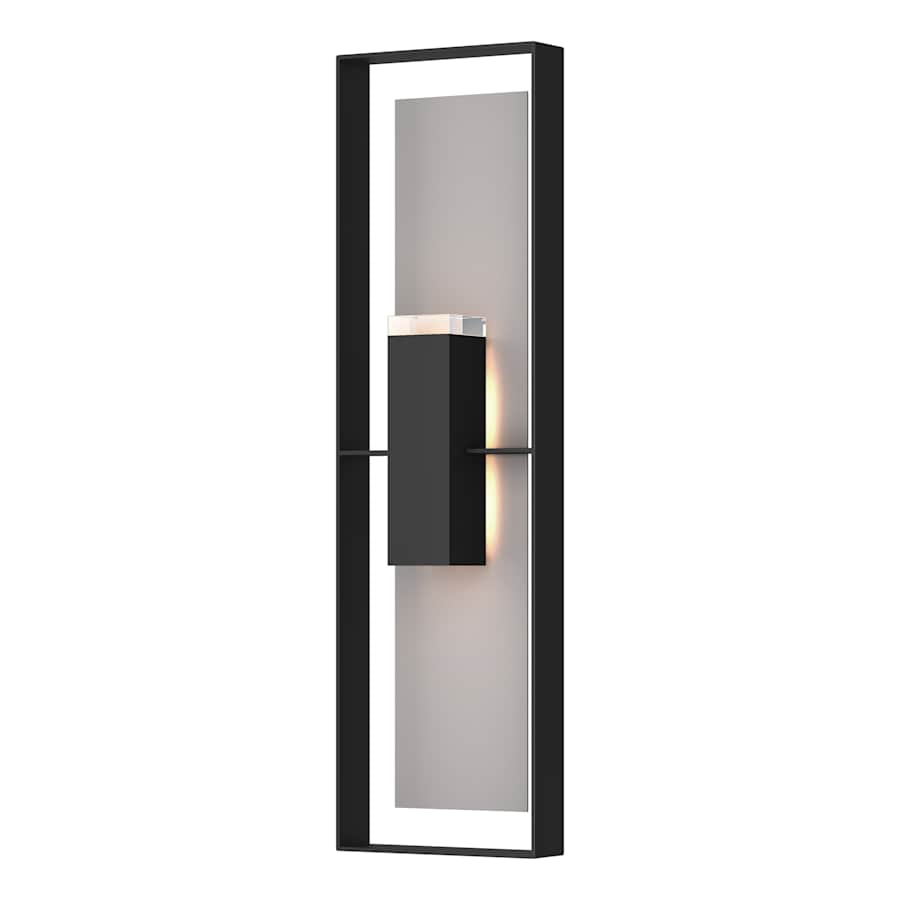 Hubbardton Forge Shadow Box 2 Light 45" Tall Outdoor Wall Sconce